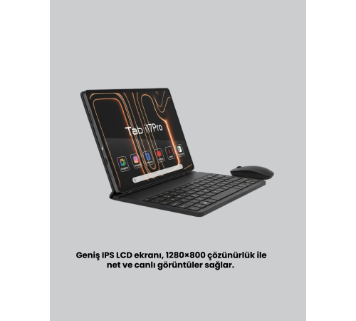 Android 15 Tablet Klavyeli Mouse’lu Profesyonel Set