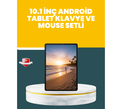 10.1 İnç IPS Ekranlı Android Tablet Bilgisayar Seti