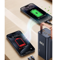 Ultra Güçlü Powerbank 80000 mAh Çoklu Cihaz Şarj Destekli LED Ekranlı Taşınabilir Batarya