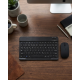 Wireless Klavye Mouse Seti Bluetooth Bağlantılı İnce Tasarım Sessiz Kullanım