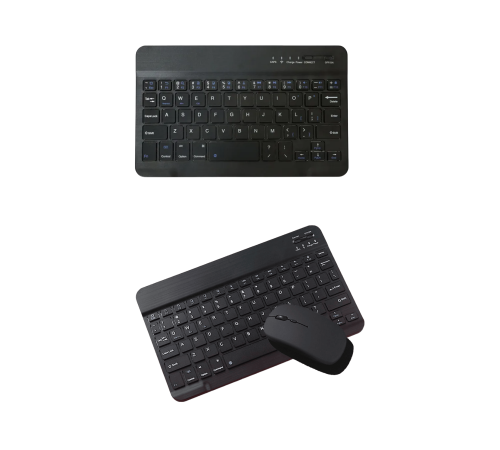 Kablosuz Klavye ve Mouse Kombosu Bluetooth Uyumlu Sessiz Set