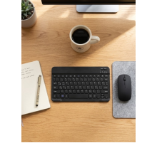 Kablosuz Klavye ve Mouse Kombosu Bluetooth Uyumlu Sessiz Set