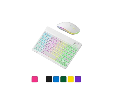 Kablosuz Aydınlatmalı Klavye Mouse Seti Türkçe Q Tuş Dizilimi