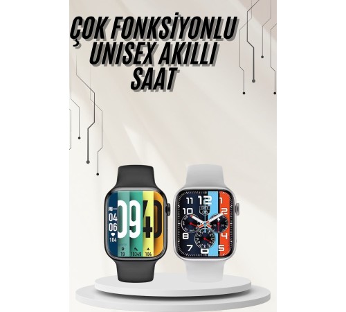 Plastik Kordonlu Kalp Atışı Uyku Takibi ve Çağrı Cevaplayabilen Akıllı Saat
