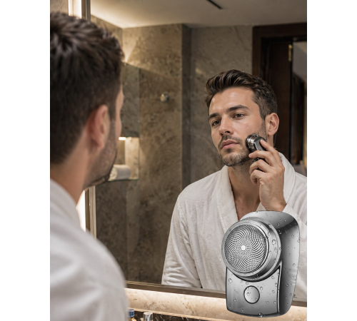 Mini Shaver Sıfır Sakal Taşınabilir Şarjlı Tıraş Makinesi IPX6 Korumalı USB