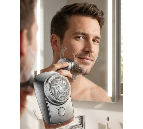 Mini Shaver Sıfır Sakal Taşınabilir Şarjlı Tıraş Makinesi IPX6 Korumalı USB