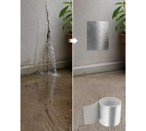96mm Sızdırmaz Tamir Bandı 2 Metre Su Geçirmez Çatlak Boru Çatı Onarım Bandı