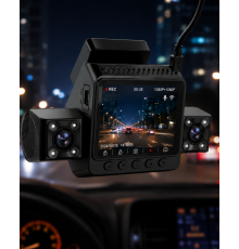 Araç İçi Güvenlik Kamerası 4 Lensli Full HD Kayıt Destekli Sistem