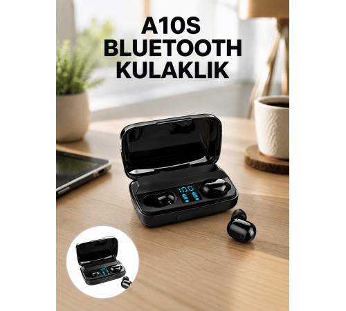 TWS A10s Bluetooth 5.0 Kulaklık – Yüksek Ses Kalitesi, Ergonomik, Uzun Pil Ömürlü Yeni Nesil