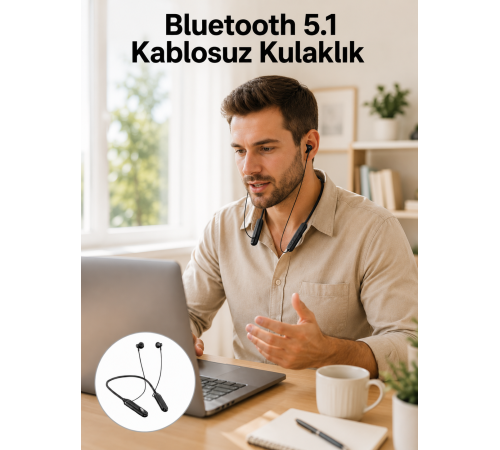 TWS Bluetooth Kulaklık – 100 Saat Bekleme Süresi, Hızlı Şarj Yeni Nesil