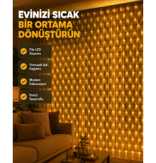 Ağ Şeklinde LED File Işık Dekoratif Ortam Aydınlatma Bahçe Balkon Süsü