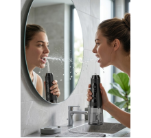 IPX7 Su Geçirmez Şarjlı Ağız Duşu 320 ml Su Tanklı 4 Modlu Temizlik Cihazı