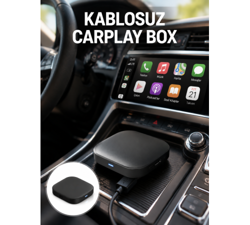 5.8GHz WiFi Destekli Kablosuz Android Auto Dönüştürücü Yeni Nesil