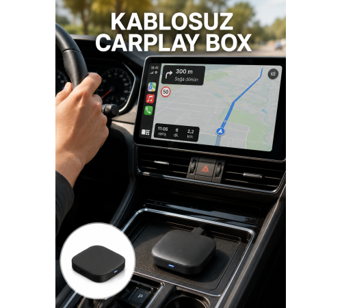 Bluetooth 5.0 Kablosuz Android Auto Araç İçi Adaptör Yeni Nesil