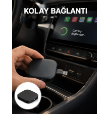 USB Girişli Tak Çalıştır Kablosuz Android Auto Cihazı Yeni Nesil