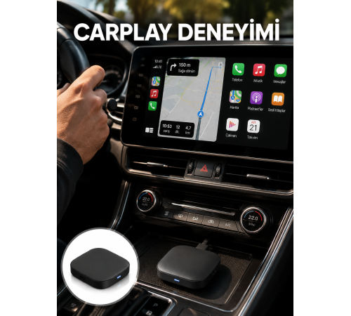 Çift Bant WiFi Android Auto Kablosuz Bağlantı Cihazı Yeni Nesil