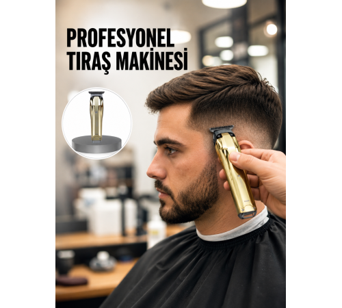 Kablosuz Erkek Bakım Tıraş Makinesi Hassas Bıçaklı Şarjlı Kullanım Yeni Nesil