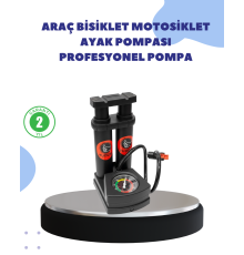 Çok Amaçlı Ayaklı Lastik Pompası Yüksek Hassasiyetli