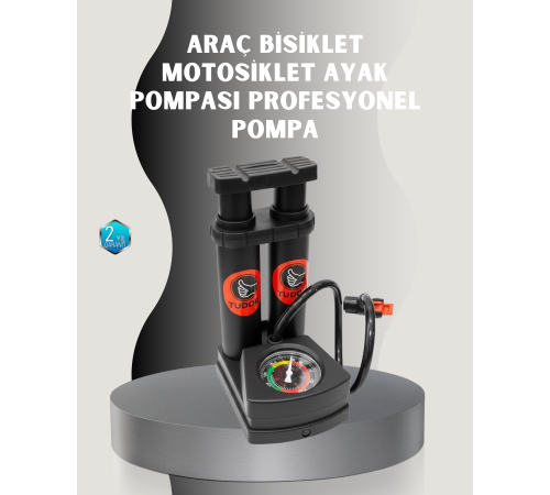 Ayak Basmalı Hava Pompası Şişme Ürünler ve Lastikler İçin