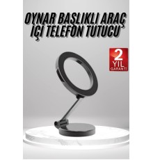 Magsafe Telefon Tutucu 360 Dönebilen Ayarlanabilir Araç İçi Tutucu