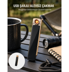 Kamp ve Dış Mekanlara Uygun Elektronik Çakmak – Güçlü Batarya, Çevre Dostu Yeni Nesil