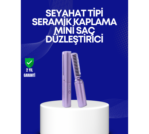 USB Şarjlı Kablosuz Saç Düzleştirici – Hızlı ve Pratik