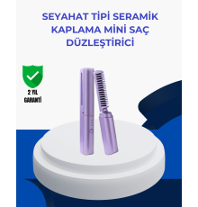 Taşınabilir Saç Düzleştirici Tarak – Ayarlanabilir Isı Kontrollü