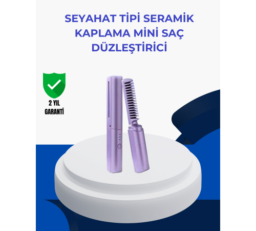 Taşınabilir Saç Düzleştirici Tarak – Ayarlanabilir Isı Kontrollü