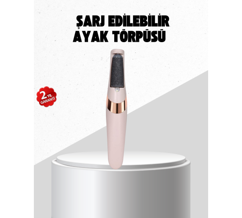 USB Şarjlı Ayak Törpüsü Nasır Temizleyici Elektrikli