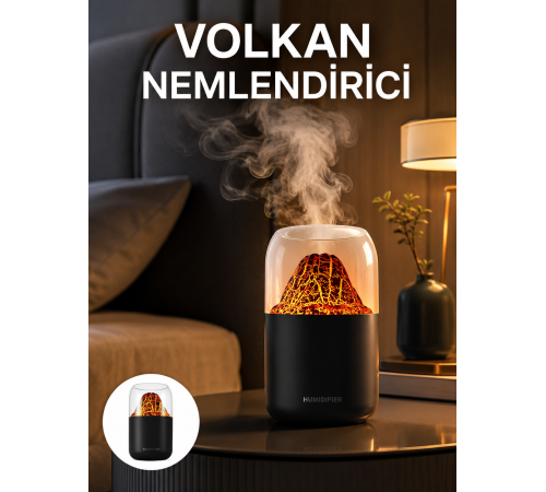 Alev Efektli Ultrasonik Difüzör Yeni Nesil