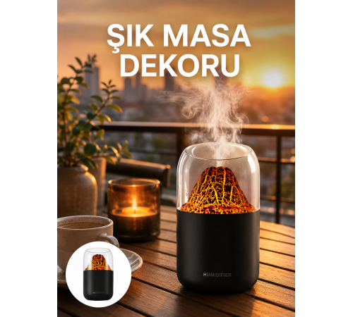 Büyük Kapasiteli Aromaterapi Cihazı – 280 ml Su Haznesi Yeni Nesil