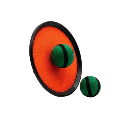 Bahçe Oyuncağı Velcro Top Yakalama Seti İki Kişilik Eğlence Oyunu