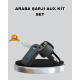 Bluetooth AUX Çevirici ve PD Destekli Araç Şarj Cihazı 2’li Set