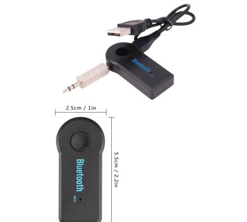 Bluetooth Araç Kiti Aux Çıkışlı Telefon Müzik Alıcı Tüm Cihazlara Uyumlu