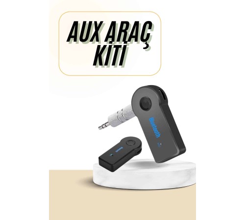 Bluetooth Araç Kiti Aux Çıkışlı Telefon Müzik Alıcı Tüm Cihazlara Uyumlu
