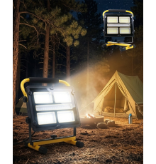 Solar ve USB Şarjlı Güçlü LED Çalışma Lambası Ayarlanabilir Açılı Kamp Feneri
