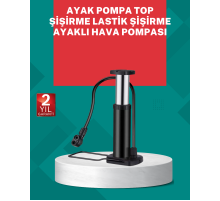 Manuel Ayak Pompası Extra Güçlü Lastik Şişirme Pompası