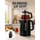 0,9 L Cam Demlik ve 1,7 L Su Haznesi ile Çay Keyfi Yeni Nesil