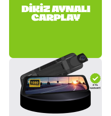 Ultra Geniş Açılı Araç Kamerası Dokunmatik Ayna Kayıtlı
