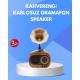 Retro Tasarımlı Mini Bluetooth Hoparlör ve FM Radyo Çoklu Medya