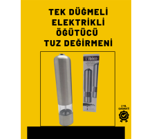 Pil İle Çalışan Elektrikli Baharat Öğütme Cihazı Ergonomik Şeffaf Gövde
