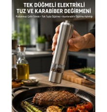 Elektrikli Baharat Öğütme Cihazı Ergonomik Şeffaf Gövde Yeni Nesil