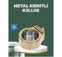 Yeniden Doldurulabilir Çakmaklı Küllük Dayanıklı Yapı