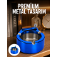 Dekoratif Çakmaklı Küllük Kolay Temizlenebilir Metal Yeni Nesil