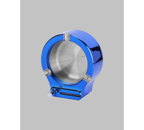 Yuvarlak Metal Küllük Çakmak Entegreli Dayanıklı Yapı