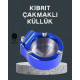 Masa Üstü Çakmaklı Küllük Paslanmaz Metal Gövde
