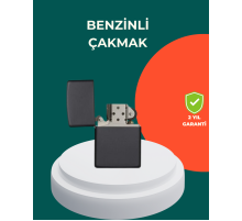 Çakmak Parlak Siyah Doldurulabilir Hedyelik Eşya
