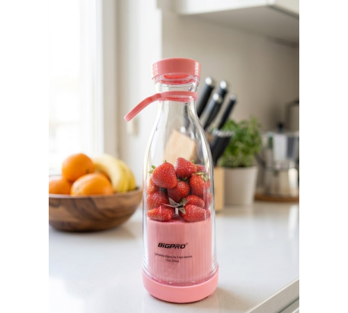 Şarjlı Taşınabilir Blender USB Kablosuz Smoothie Yapıcı Pratik Kullanım