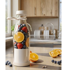 Taşınabilir Blender 380 ml USB Şarjlı Meyve ve Smoothie Hazırlayıcı