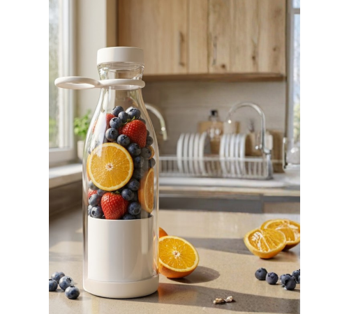 Taşınabilir Blender 380 ml USB Şarjlı Meyve ve Smoothie Hazırlayıcı